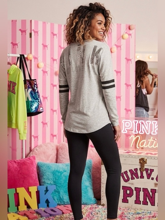 PINK Victoria's Secret Tops - Victoria’s Secret pink sequin top size XS